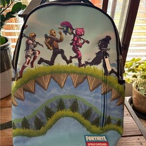 LIKE NEW limited edition Sprayground Fortnite Victory Royale backpack